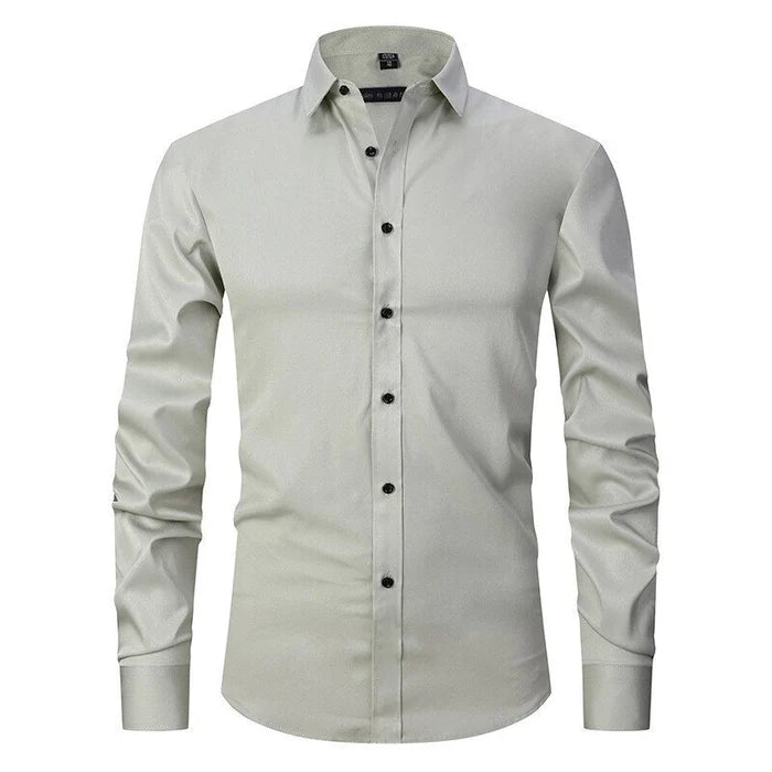 Lucas | Wrinkle-Free Stretch Shirt - Premium Het försäljning from Get Dore -   Shop now at Get Dore