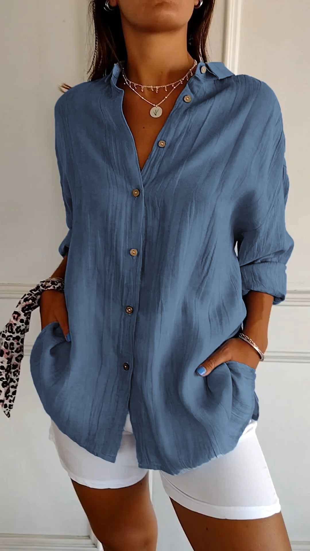 Mae | Elegant Blouse - Premium  from Dore Londen -   Shop now at Dore London