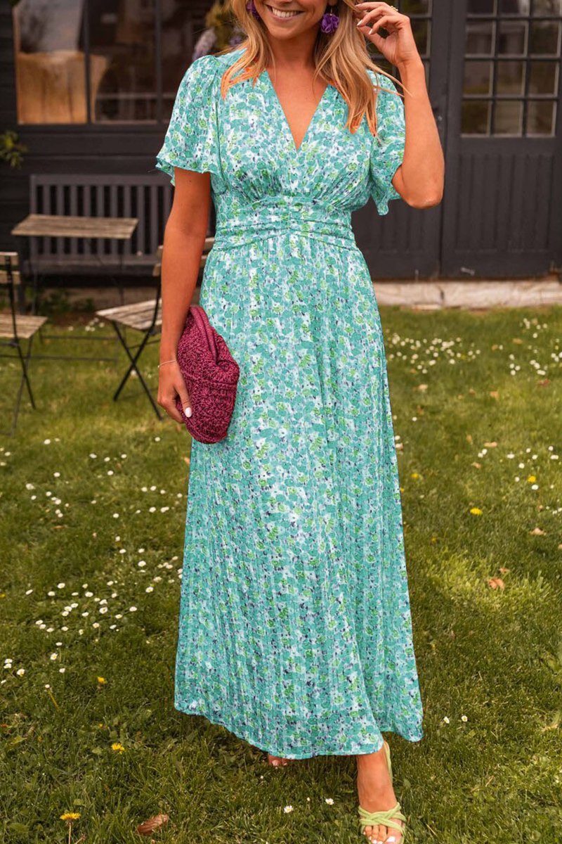 Romy | Long V-Neck Summer Dress - Premium from Get Dore - Shop now at Get Dore