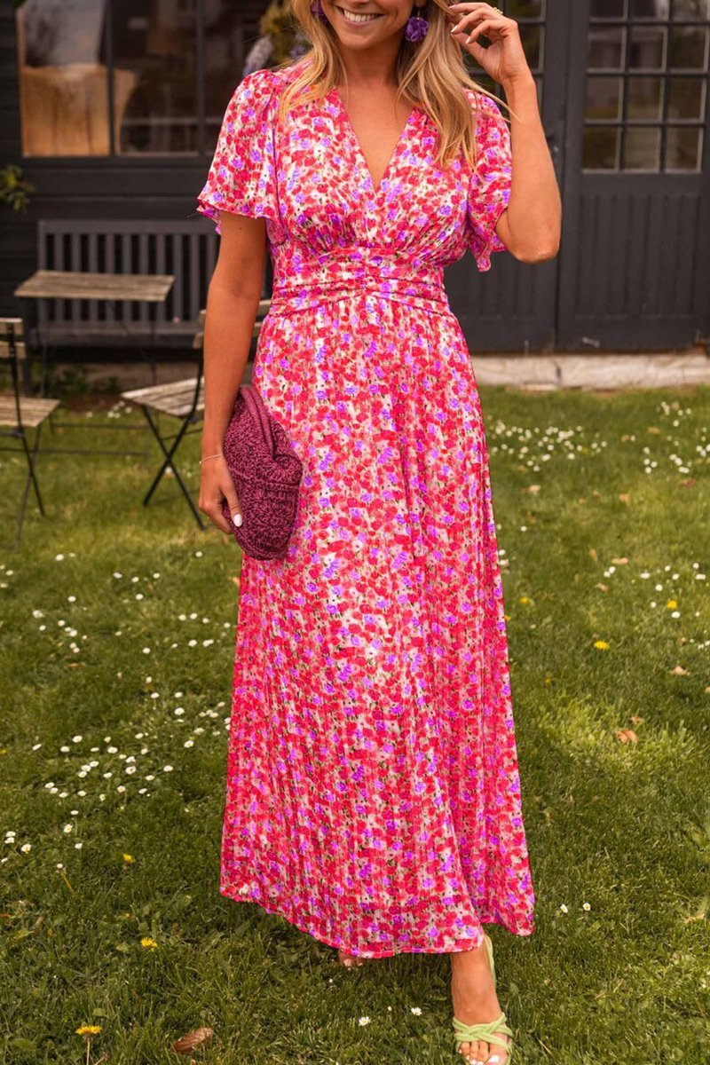 Romy | Long V-Neck Summer Dress - Premium from Get Dore - Shop now at Get Dore