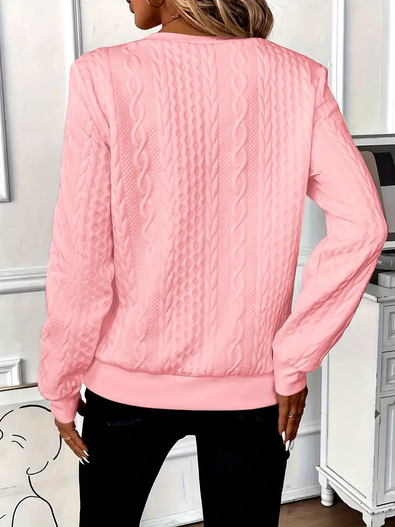 Sandra | Sweater with Zipper - Premium Sweater from GetDore - Shop now at Get Dore