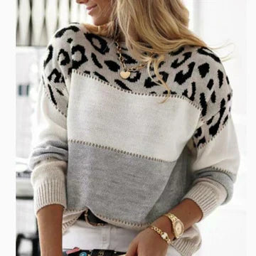 Yvonne | Vibrant Leopard Pullover - Premium Cosy Fall Vibes from Get Dore - Shop now at Get Dore