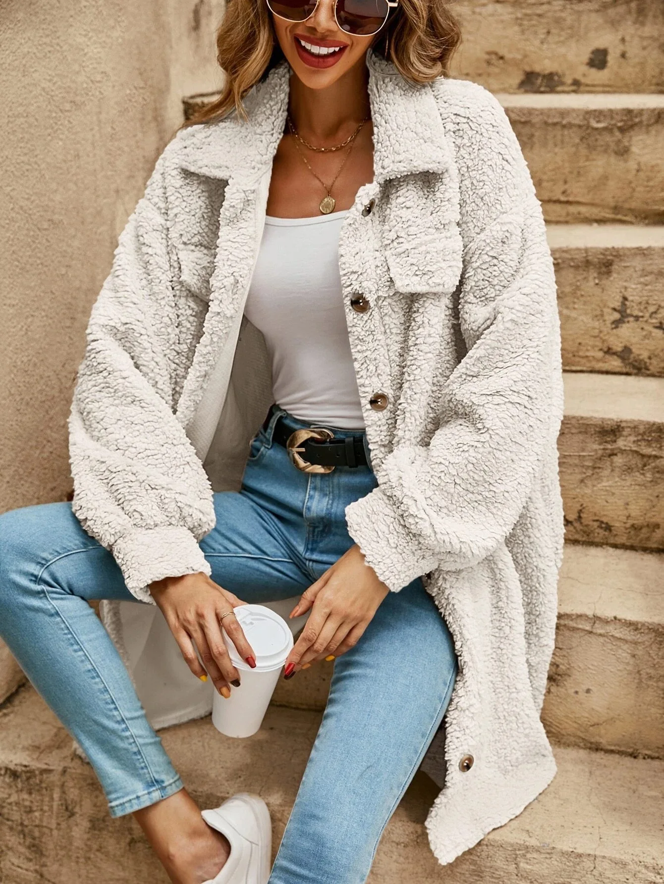 Petra | Cardigan Coat - Premium Women's Jackets & Coats from Get Dore -   Shop now at Get Dore