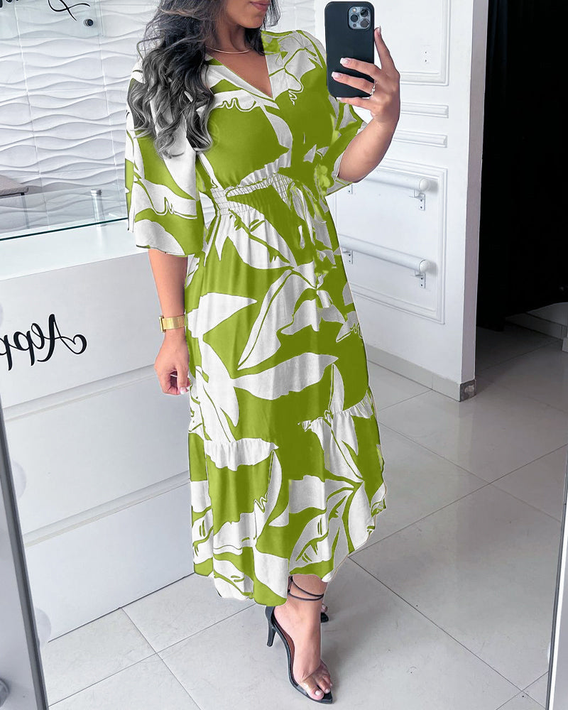 Faye | Must Have Dress With Print - Premium Dresses from Get Dore -   Shop now at Get Dore