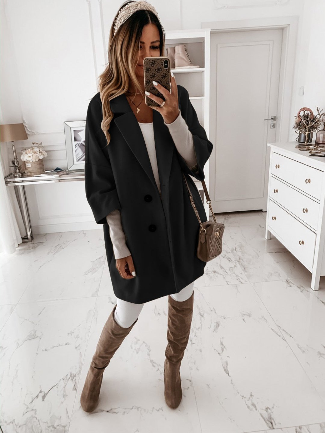 Olivia | Elegant Coat - Premium Coat from Dore London -   Shop now at Dore London