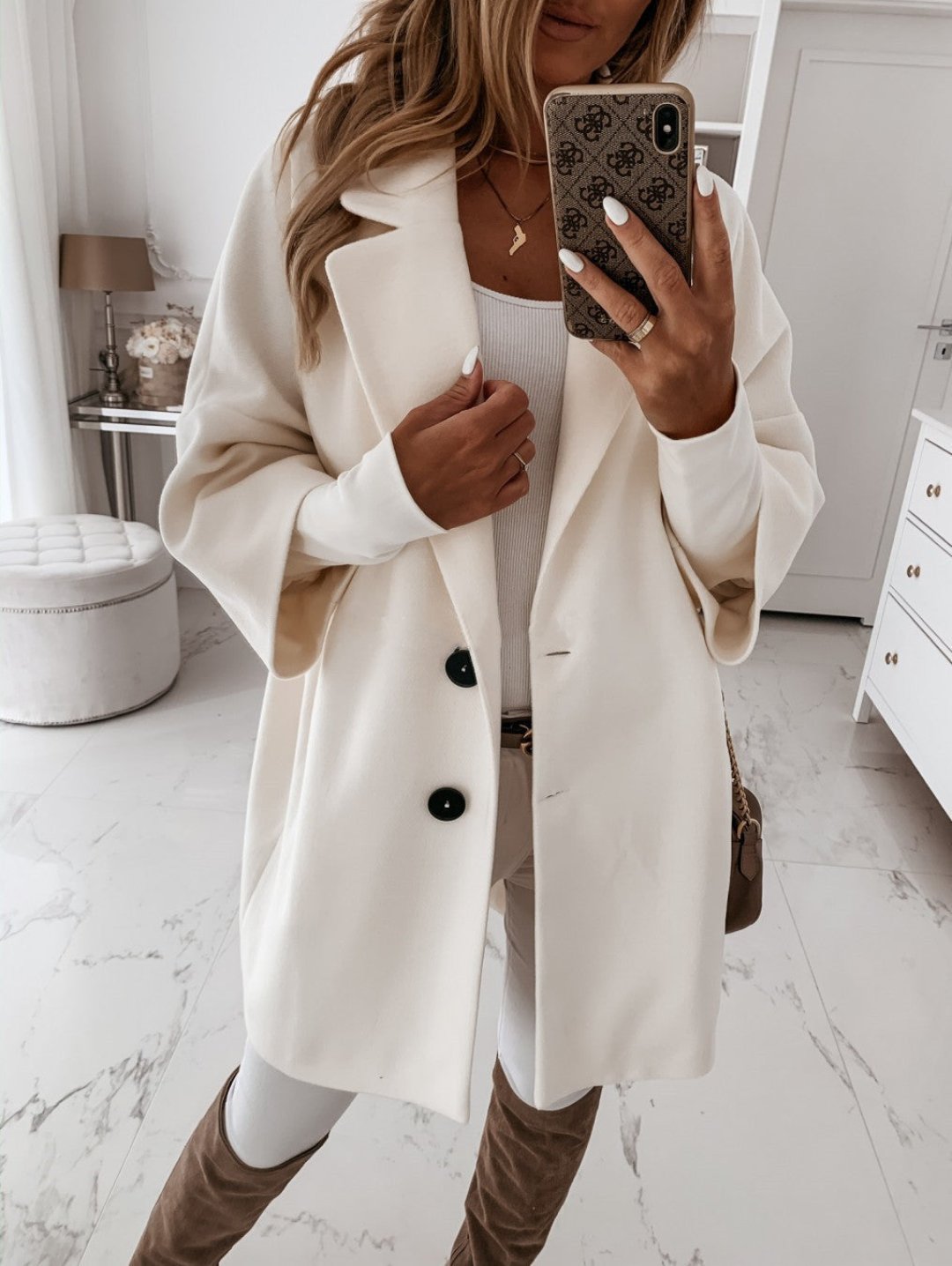 Olivia | Elegant Coat - Premium Coat from Dore London -   Shop now at Dore London