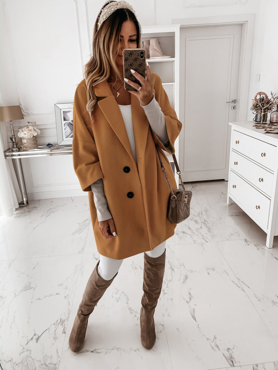 Olivia | Elegant Coat - Premium Coat from Dore London -   Shop now at Dore London