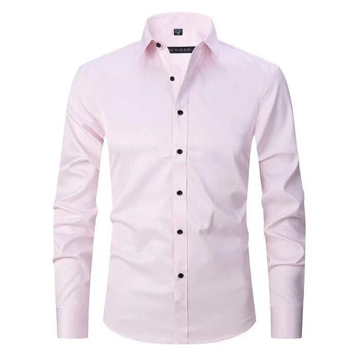 Lucas | Wrinkle-Free Stretch Shirt - Premium Het försäljning from Get Dore -   Shop now at Get Dore