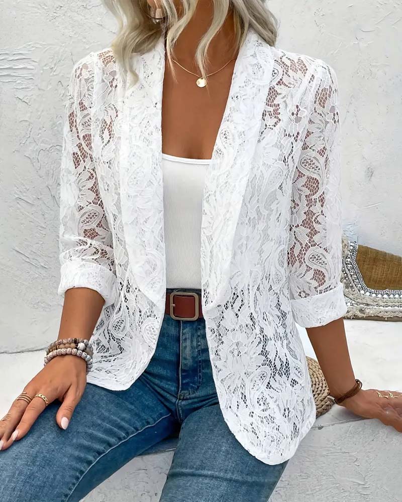 Belle | Elegant Summer Blazer - Premium Jackets & Coats from Dore Londen -   Shop now at Dore London