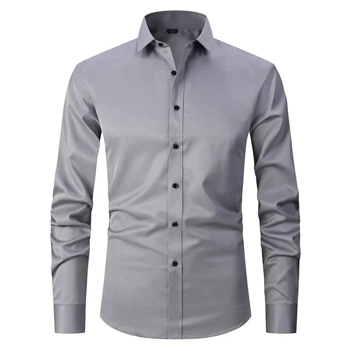 Lucas | Wrinkle-Free Stretch Shirt - Premium Het försäljning from Get Dore -   Shop now at Get Dore