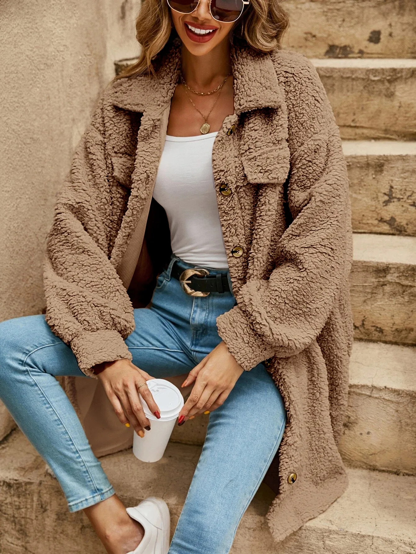 Petra | Cardigan Coat - Premium Women's Jackets & Coats from Get Dore -   Shop now at Get Dore