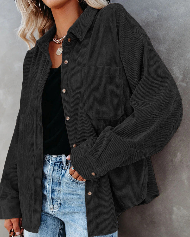 Miranda - Vintage Corduroy Shirt - Premium shirt from Get Dore -   Shop now at Get Dore