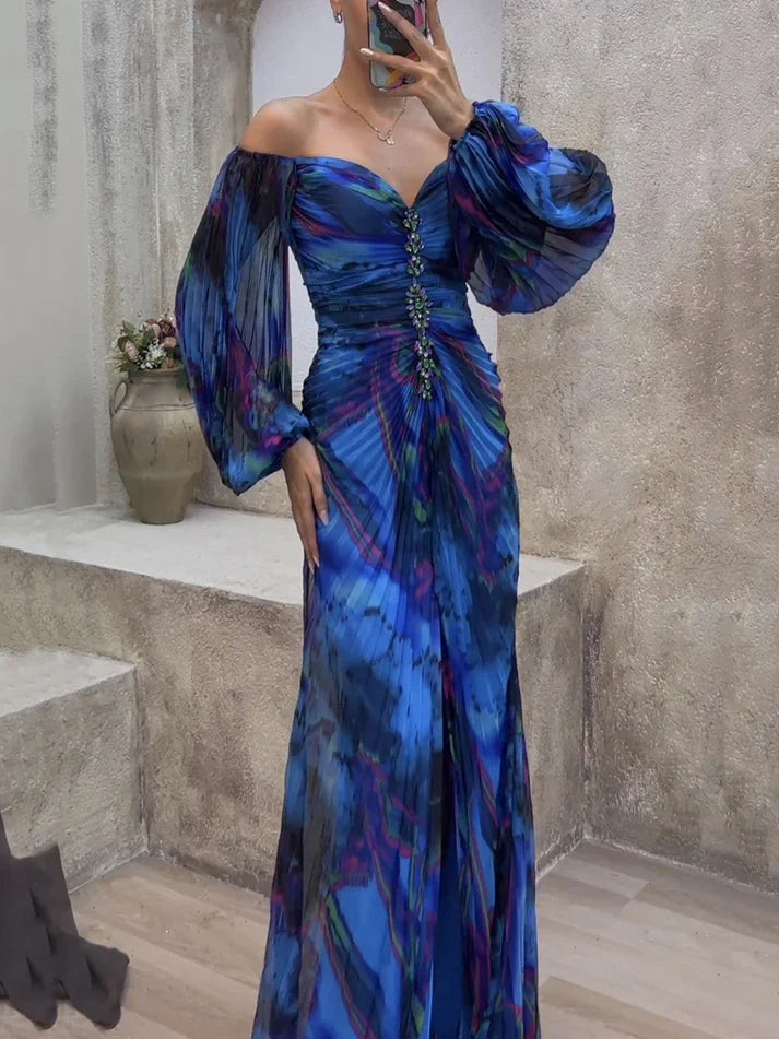 Cristina | Elegant Off Shoulder Dress - Premium  from Dore Londen -   Shop now at Dore London