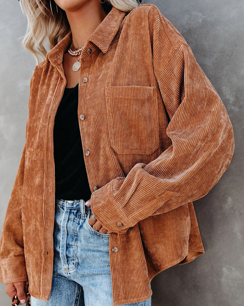 Miranda - Vintage Corduroy Shirt - Premium shirt from Get Dore -   Shop now at Get Dore
