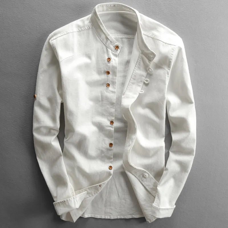 Pelle | Elegant Men's Shirt in Japanese Style - Premium Men's Apparel from Dore Londen -   Shop now at Dore London