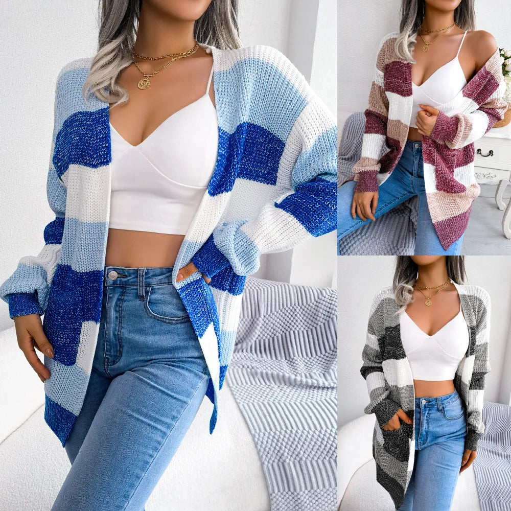 Candice | Stylish Comfortable Long Knit Cardigan - Premium Sweaters & Cardigans from Get Dore -   Shop now at Get Dore