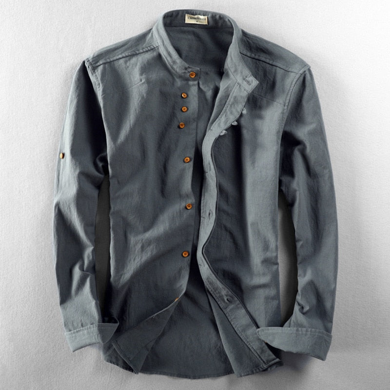 Pelle | Elegant Men's Shirt in Japanese Style - Premium Men's Apparel from Dore Londen -   Shop now at Dore London