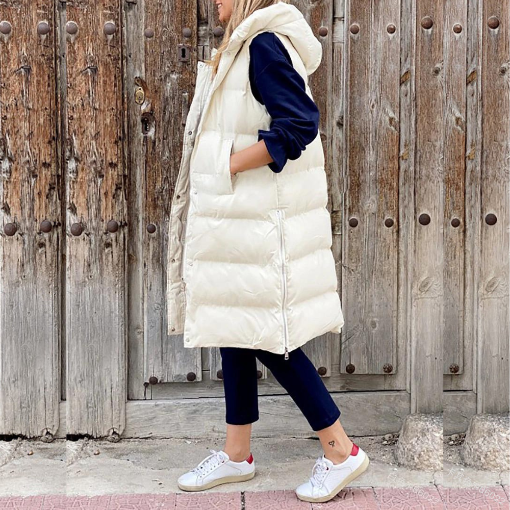Winter - Long Body Warmer for Women - Premium Jacket from Get Dore -   Shop now at Get Dore