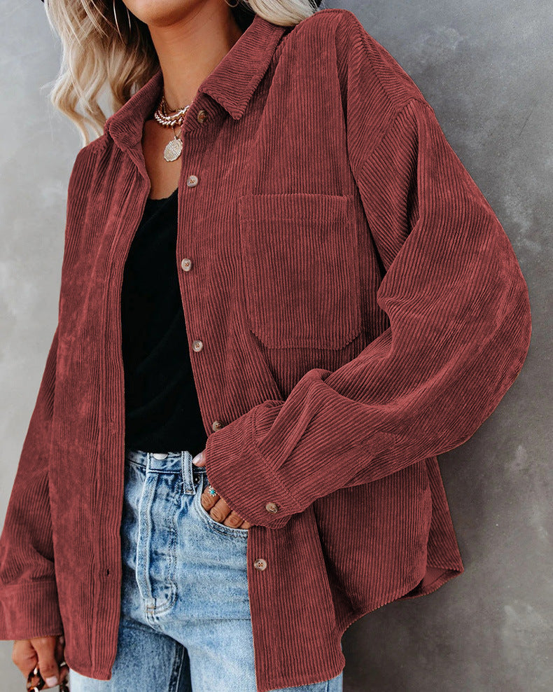 Miranda - Vintage Corduroy Shirt - Premium shirt from Get Dore -   Shop now at Get Dore