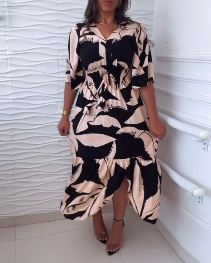 Faye | Must Have Dress With Print - Premium Dresses from Get Dore -   Shop now at Get Dore