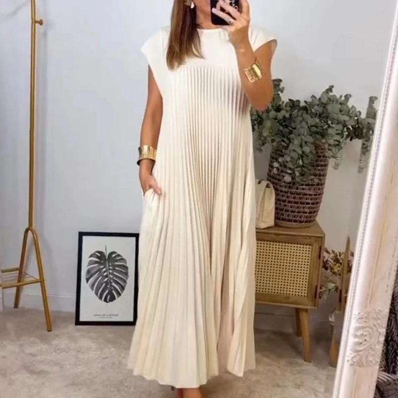 Yara | Pleated Dress - Premium Dresses from Dore London -   Shop now at Dore London
