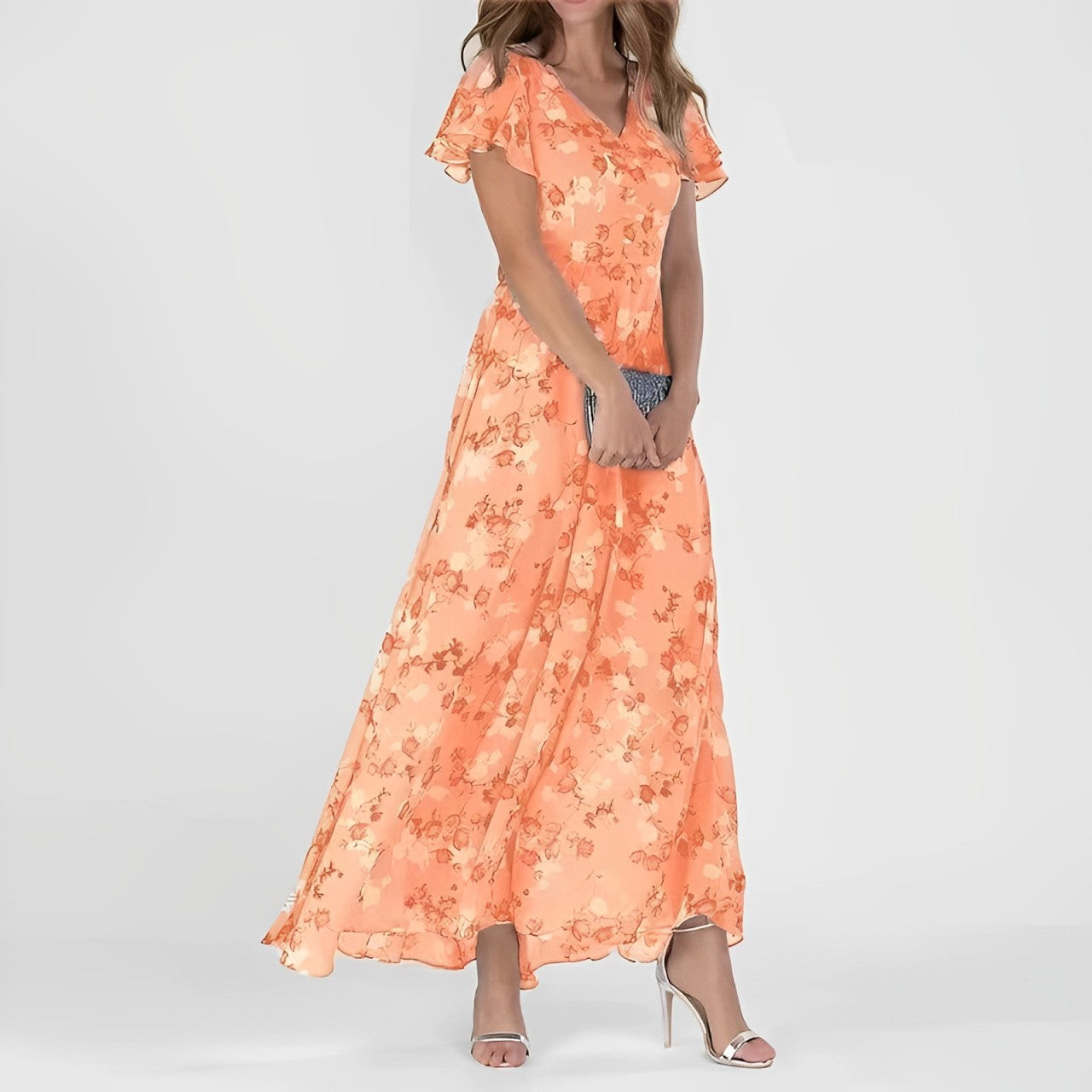 Bella™ | Elegant Floral Dress - Premium Dress from Dore London -   Shop now at Dore London
