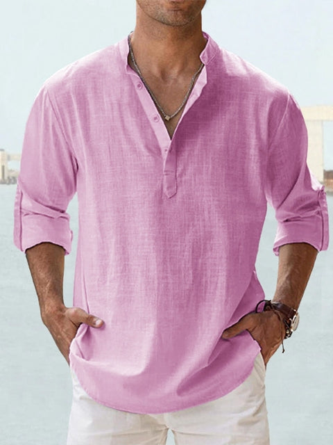 Adrian | Linen Shirt for Men - Premium  from Dore Londen -   Shop now at Dore London